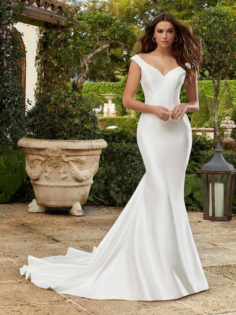 Gemma Fit and Flare Wedding Dress by Morilee 01