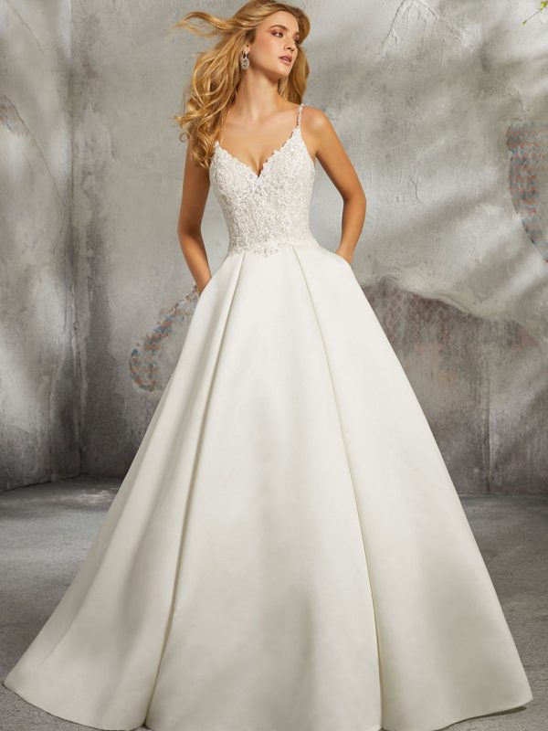 Luella Ballgown Wedding Dress by Morilee 01