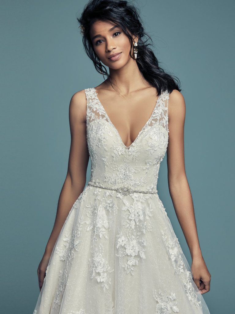 Meryl Lynette Ball Gown Wedding Dress by Maggie Sottero 03