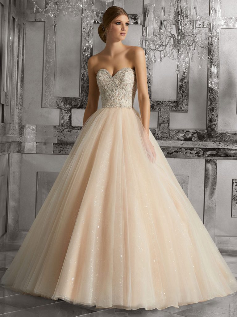 Mystique Ball Gown Wedding Dress by Morilee 01