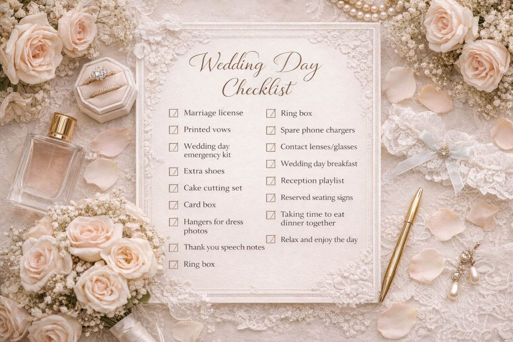 wedding check list