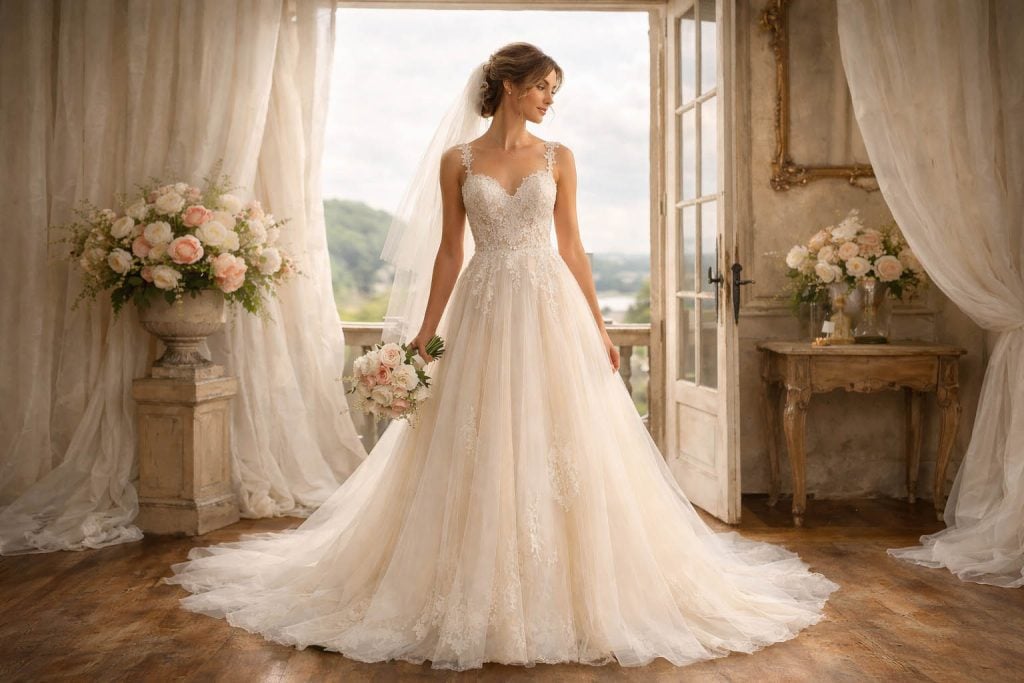 A-Line wedding dress