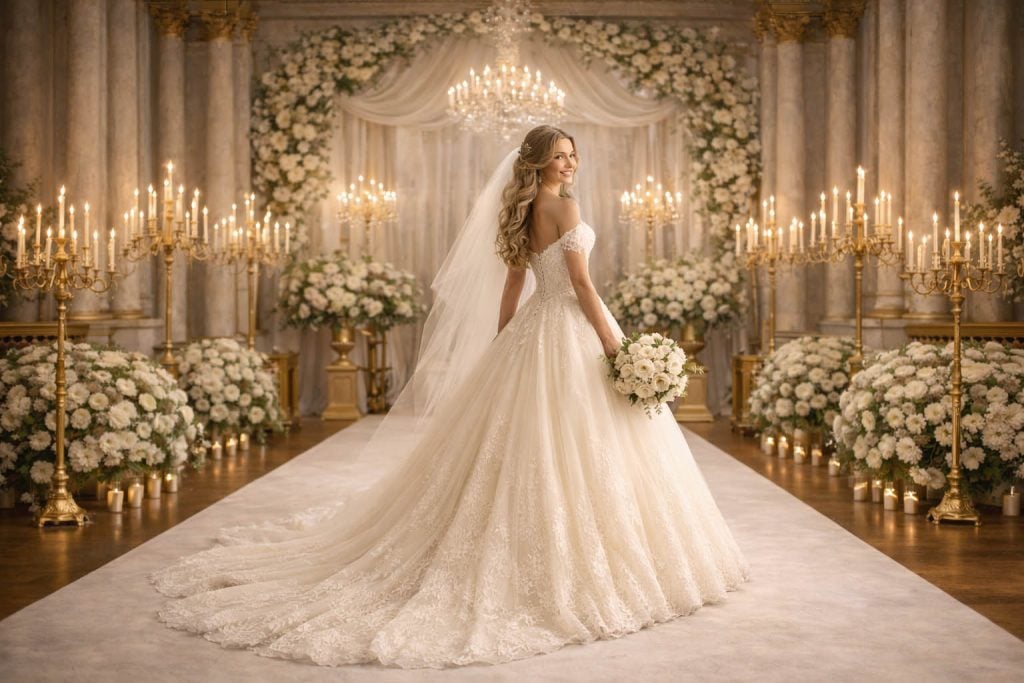 Ballgown wedding dress