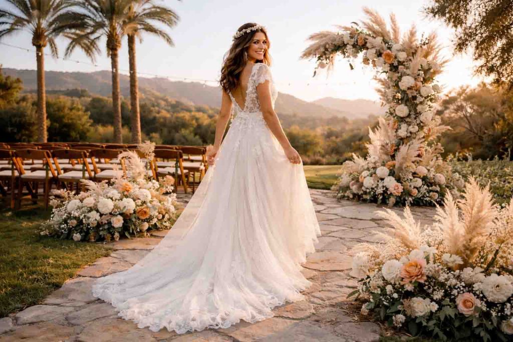 Outdoor Wedding Dresses for SoCal Weddings