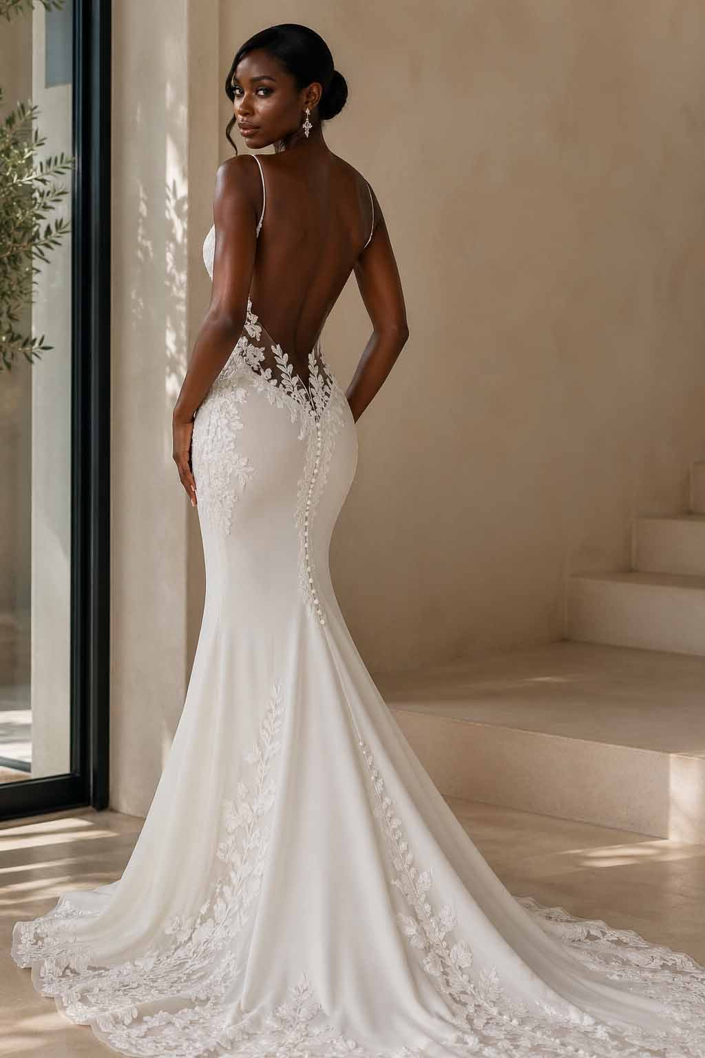 Backless wedding dress in san diego 2026