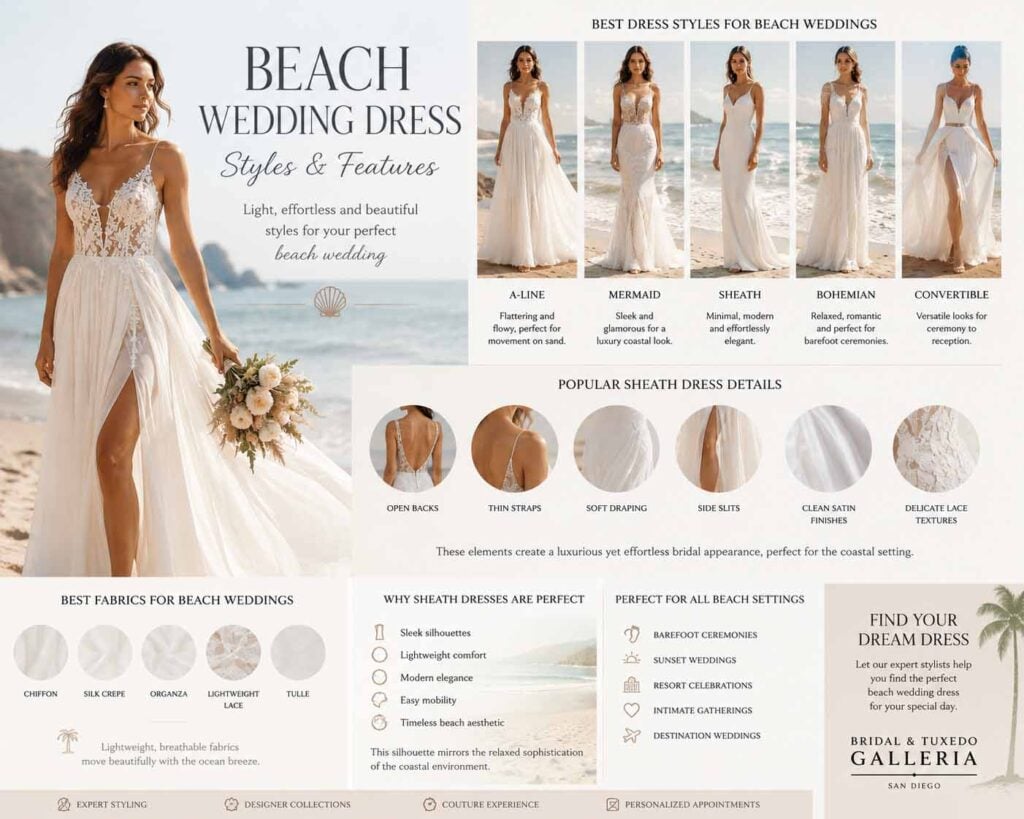 beach wedding dress