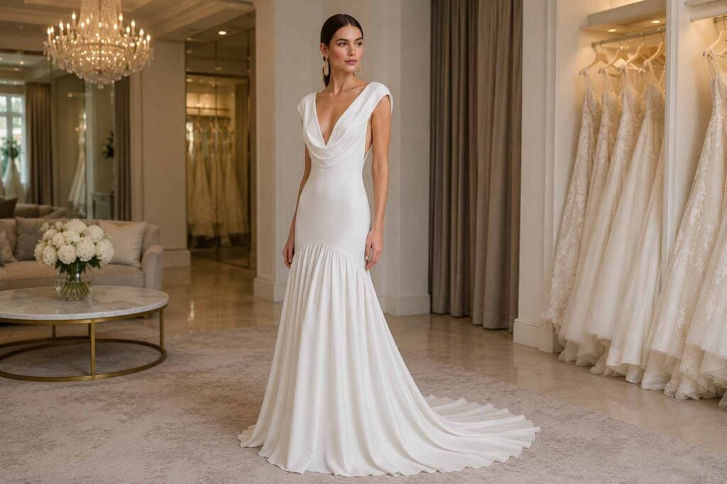 drop waist wedding dress trends 2026