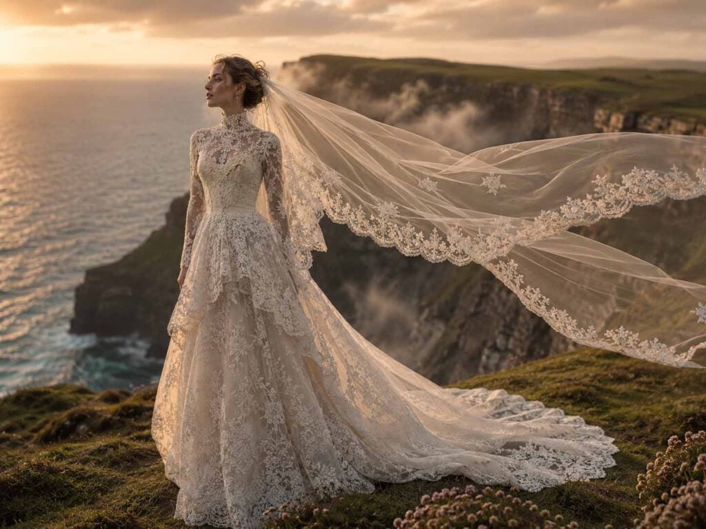 Lace wedding dress trends 2027
