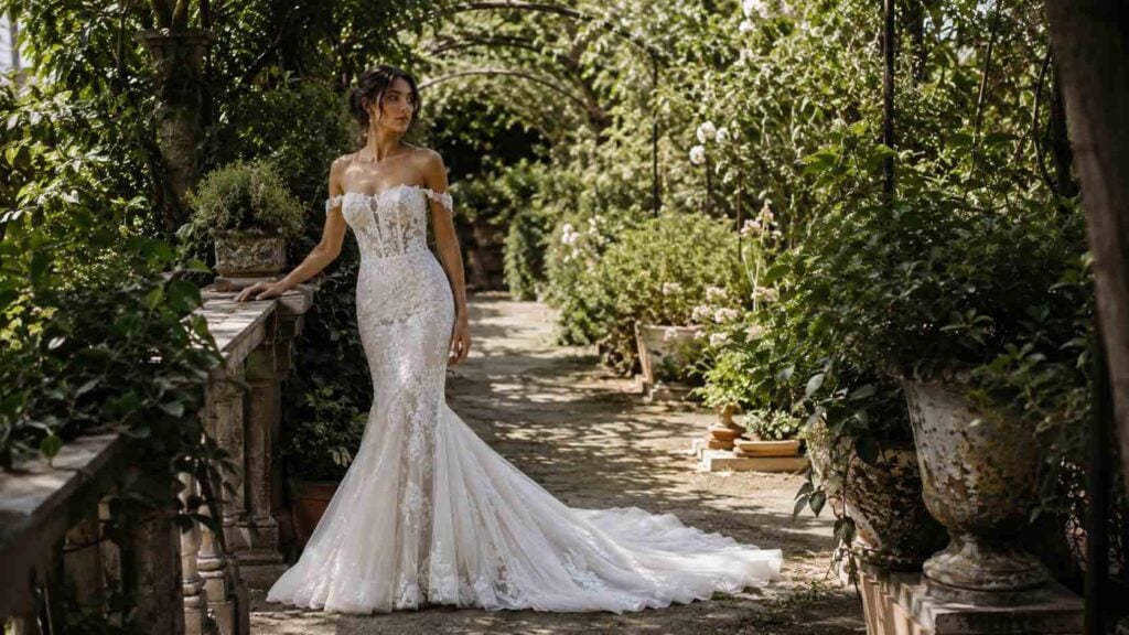 Trumpet wedding dress so-cal