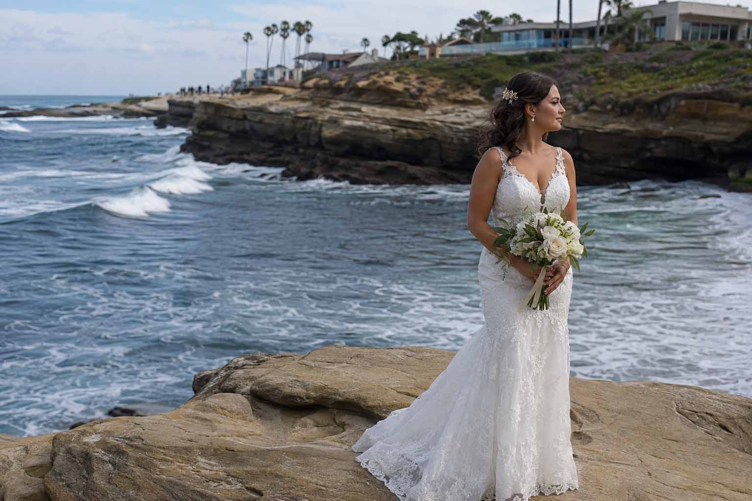 Lace or Satin for a San Diego Wedding