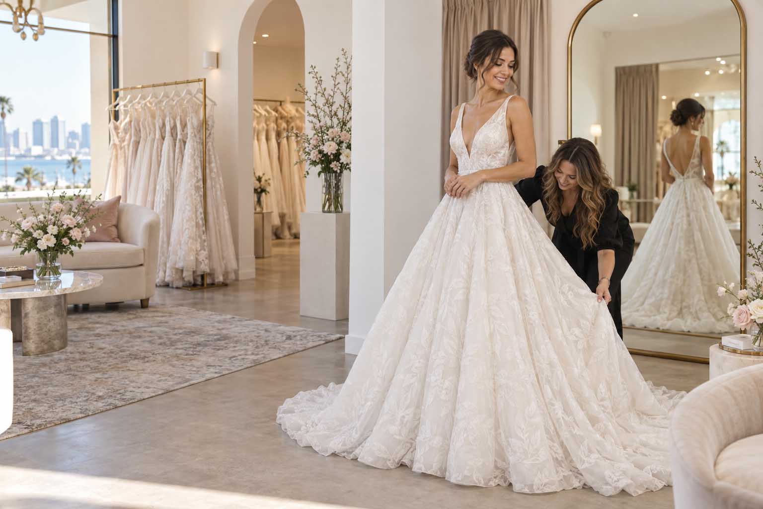 Wedding Dress Shopping san diego