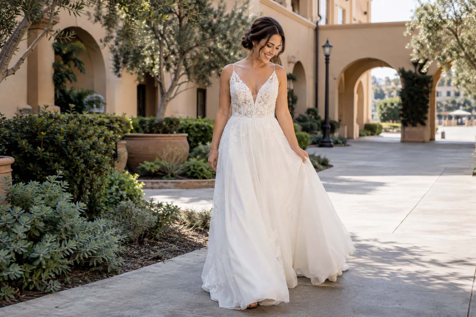 How Do You Choose the Best Neckline for Your A-Line Gown