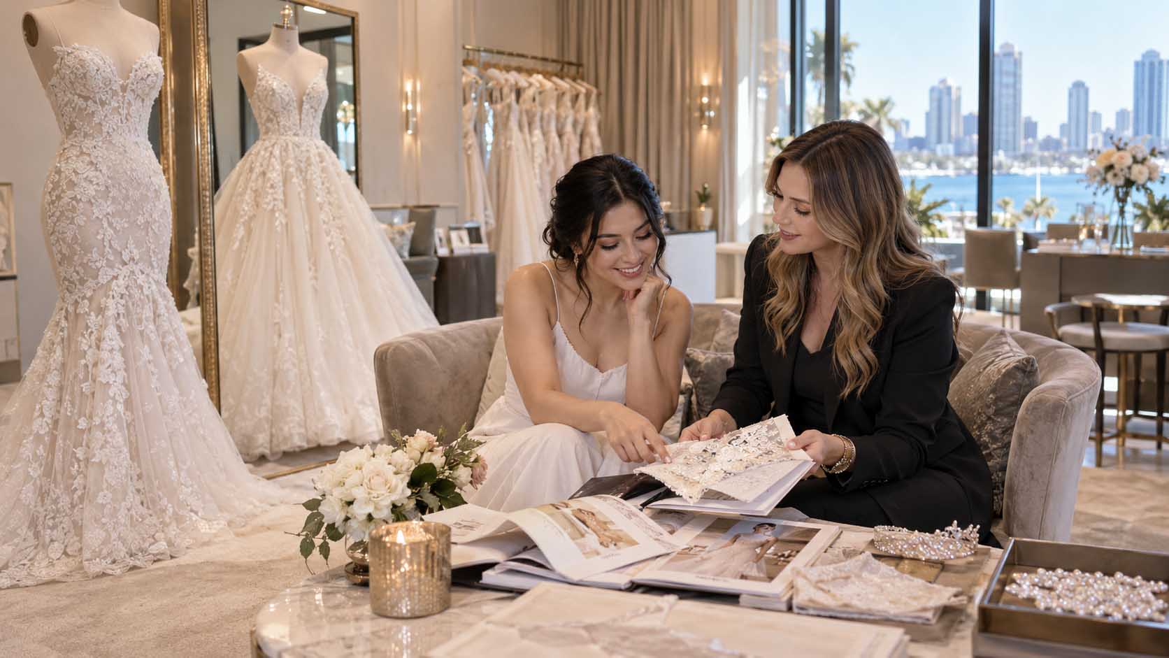 Petite size wedding dress appointment