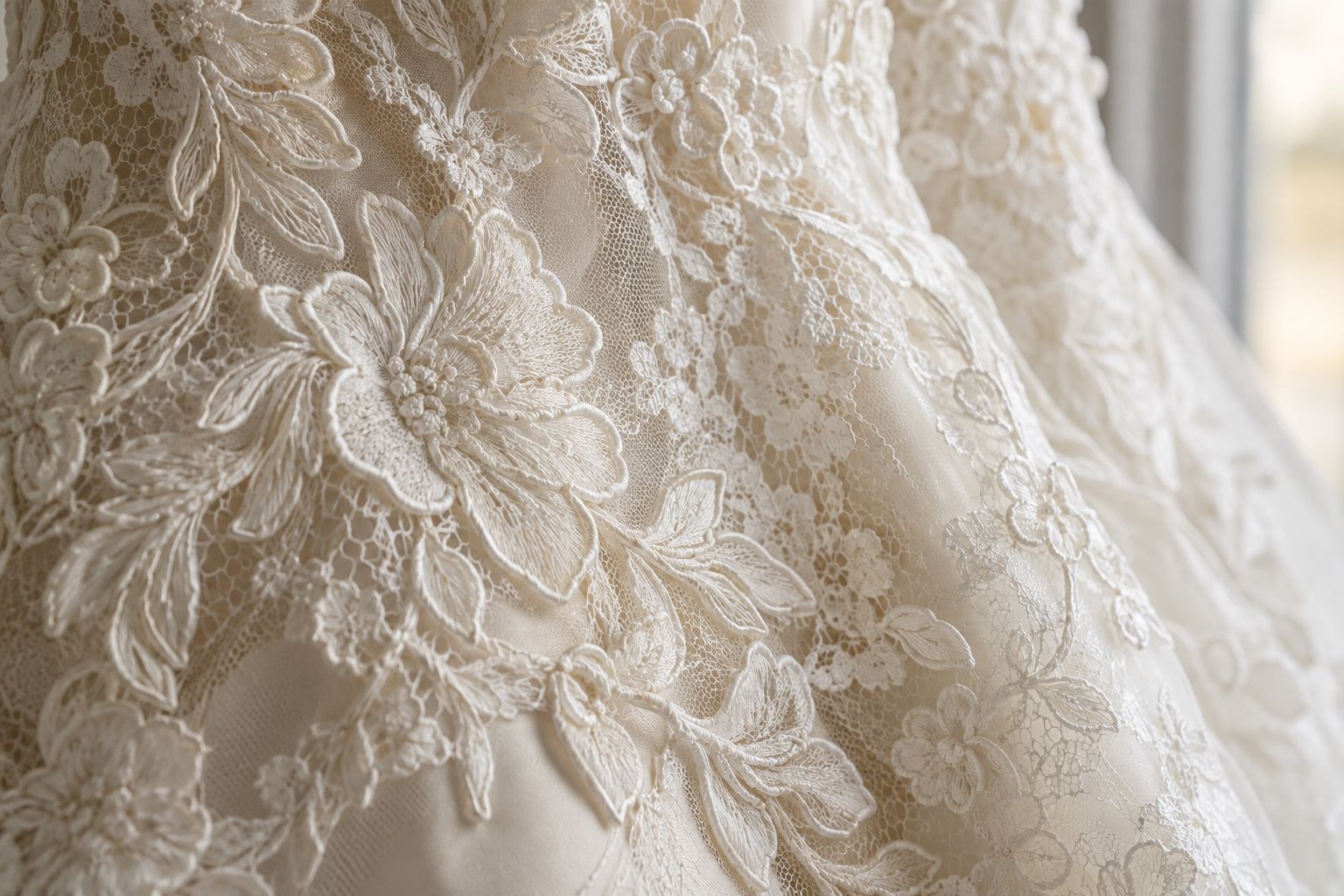 Floral Lace wedding dress